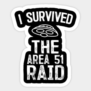 I Survived The Area 51 Raid Sticker